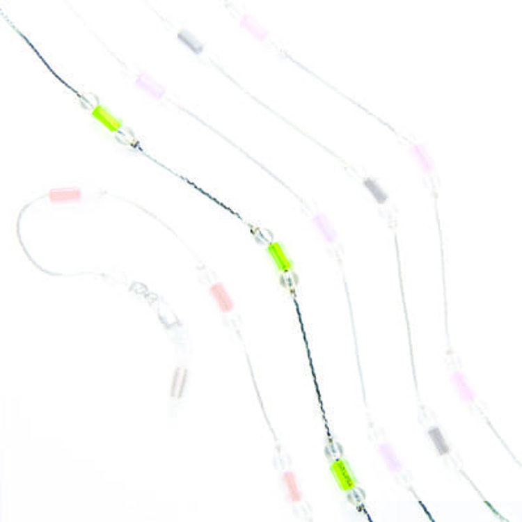 Bild von CentroStyle collection Paris Metall-Brillenkette - lange grüne Perlen