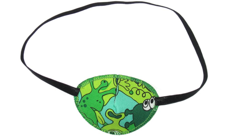 Bild von kay funpatch® - textile Augenokklusionsklappe JUNIOR mit Kopfhalteband