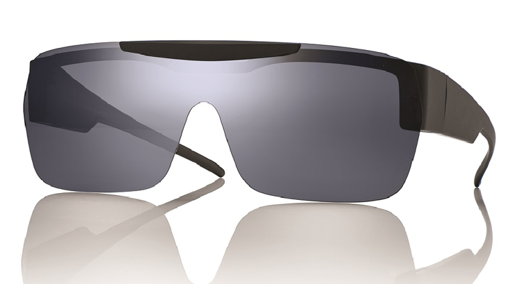 Bild von Überziehbrille, Polycarbonat/TR90, hochklappbarer Clip TAC polarisierend