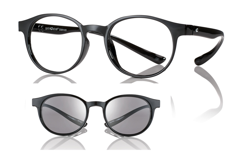 Bild von Kunstststoff-Fertiglesebrille "SUN", mit magn. Sonnenclip Gr. 47-20