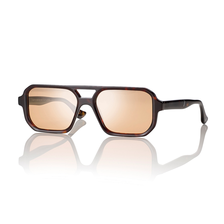 Bild von Acetat-Sonnenbrille, Gr. 55-17, in 3 Farben, Gläser polarisierend, inkl. Etui