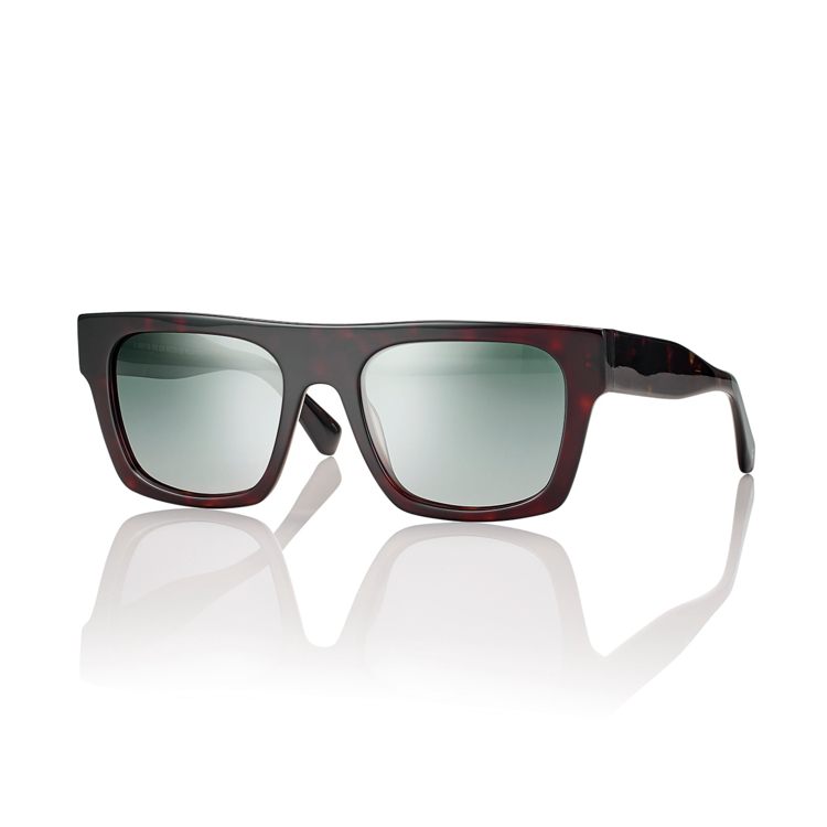 Bild von Acetat-Sonnenbrille, Gr. 55-20, in 2 Farben, Gläser polarisierend, inkl. Etui