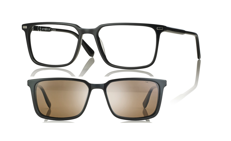 Bild von Acetat Fassung, Gr. 54-17, in 3 Farben, inkl. magnetischem Sonnenclip