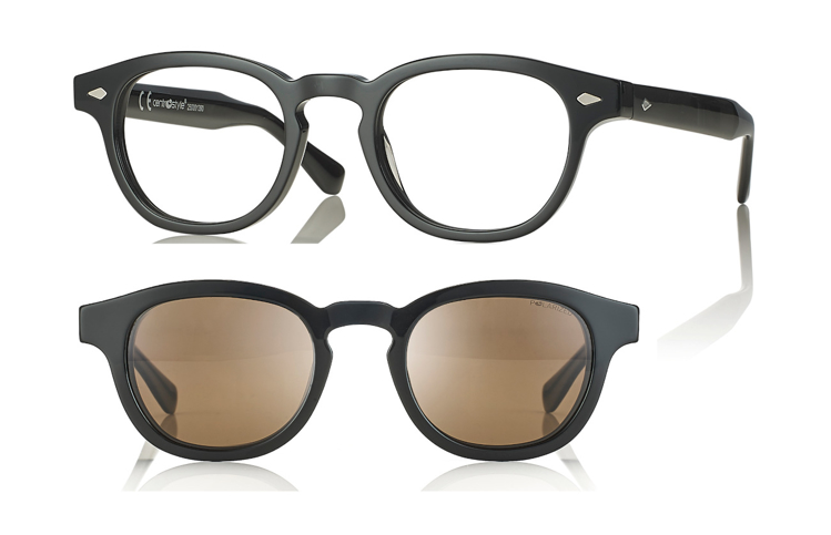 Bild von Acetat Fassung, Gr. 49-22, in 4 Farben, inkl. magnetischem Sonnenclip