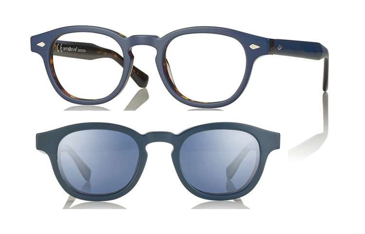 Bild von Acetat Fassung, Gr. 47-22, in 4 Farben, inkl. magnetischem Sonnenclip