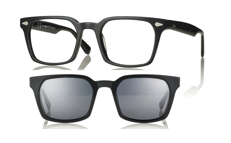 Bild von Acetat Fassung, Gr. 50-21, in 3 Farben, inkl. magnetischem Sonnenclip