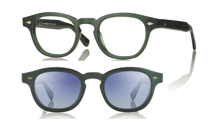 Bild von Acetat Fassung, Gr. 47-22, in 4 Farben, inkl. magnetischem Sonnenclip